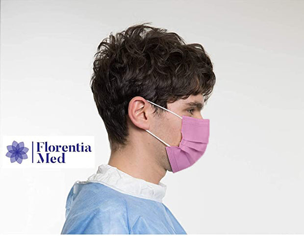 Mascherina chirurgica di tipo II R - Florentia Med - Colore Pink