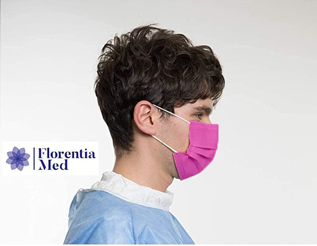 Mascherina chirurgica di tipo II R - Florentia Med - Colore Rosa