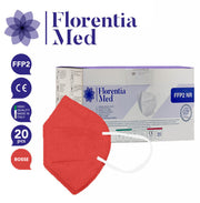 Mascherine FFP2 ROSSE MADE IN ITALY Certificate CE Categoria DPI: III, conformi EN 149:2001 + A1:2009. Confezionate e sigillate singolarmente