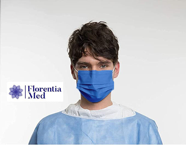 Mascherina chirurgica di tipo II R - Florentia Med - Colore Blu