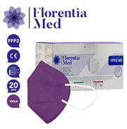 Mascherine FFP2 VIOLA MADE IN ITALY Certificate CE Categoria DPI: III, conformi EN 149:2001 + A1:2009. Confezionate e sigillate singolarmente