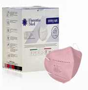 Mascherine FFP2 Rosa MADE IN ITALY Certificate CE Categoria DPI: III, conformi EN 149:2001 + A1:2009. Confezionate e sigillate singolarmente