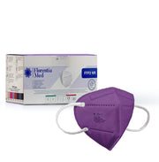 Mascherine FFP2 VIOLA MADE IN ITALY Certificate CE Categoria DPI: III, conformi EN 149:2001 + A1:2009. Confezionate e sigillate singolarmente