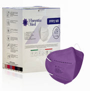 Mascherine FFP2 VIOLA MADE IN ITALY Certificate CE Categoria DPI: III, conformi EN 149:2001 + A1:2009. Confezionate e sigillate singolarmente