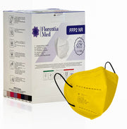Mascherine FFP2 GIALLO MADE IN ITALY Certificate CE Categoria DPI: III, conformi EN 149:2001 + A1:2009. Confezionate e sigillate singolarmente