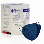 FFP2 AZZURRE MADE IN ITALY Certificate CE Categoria DPI: III, conformi EN 149:2001 + A1:2009. Confezionate e sigillate singolarmente