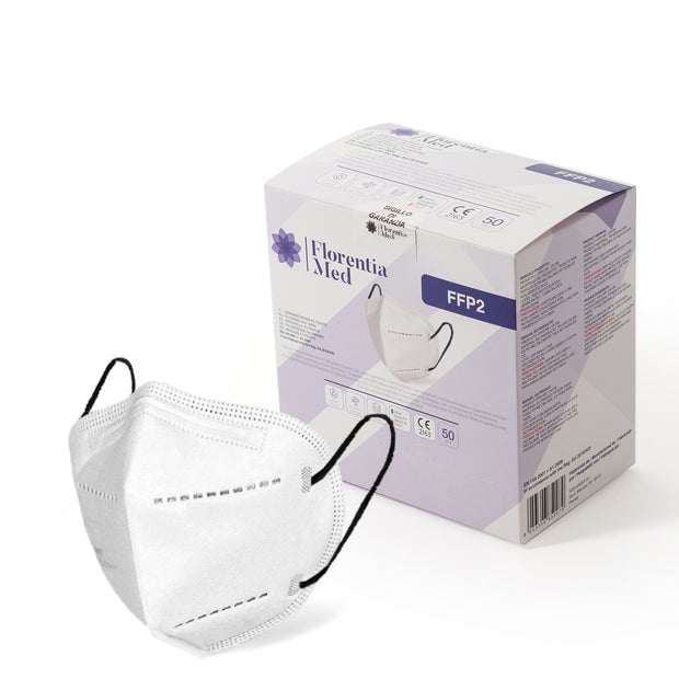 Florentia Med confezionate e sigillate singolarmente - Colore: BIANCO con lacci neri