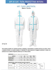 Tuta sterile di protezione con fasce nastrate- FlorentiaMed